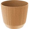 Prosperplast Macetero color ocre,sin depósito, colección RYFO ECO de 14,6 x 14,6 x 12,6 cm, capacidad de L.