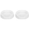 uxcell 2 pezzi tappi bianchi, per pulsante in gomma per foro 86mm/3.4"