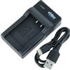 vhbw Caricatore USB-C per BenQ DC E43 DC E53 DC E720 4,2V