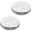 Best Price Square 2 x Renata Batteria Orologio Fatto In Svizzera Tutte Le Taglie Ossido D'argento