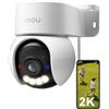 Lechange Imou Talos 2K/3MP Telecamera WiFi da Esterno Telecamera Wi Fi Esterno 360° 2,4/5