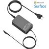 Powerstation Microsoft Surface Alimentatore Ricambio 65W Caricatore Surface Book Laptop Pro