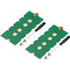 uxcell 2Pcs Adattatore M2 SSD 2230 2242 2260 2280 Verde con Cacciavite