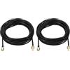 uxcell Cavo Estensione Antenna, 2Pezzi 10M RP-SMA Maschio a Femmina per RP-SMA