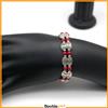 Bracciale Tibetano Rosso Uomo Donna Braccialetto Regolabile Etnico con Perline