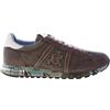 PREMIATA scarpe uomo Sneaker Lucy 7768 camoscio e tessuto marrone antracite