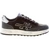 PREMIATA scarpe uomo Sneaker Nous 7723 nabuk pelle e tessuto nero e fango