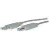 S/CONN maximum connectivity VS-ELECTRONIC - 271747 USB-2.0-Kabel, A-B, Stecker auf Stecker, 1.8 m Länge, Gra