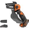 WORX Potatore A Batteria 20 V WG324E Lunghezza Lama 12 Leggera E Comoda Compatib