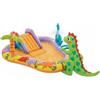 Piscina Dinosauro Gonfiabile PVC Resistente Piscina Gonfiabile con Scivolo