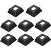 uxcell 8 Pezzi Copribase per Recinzione, 1 x 1 Pollice Stile Split per Post