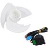 Per LG LFXS LFXC LMXS LMXC Motore ventola condensatore 12V 1A con lama integrata