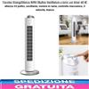 Ventilatore a Torre con Timer 60W 84cm 3 Velocità Motore Rame Oscillante Bianco