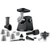 Bosch Tritacarne elettrico SERIE 4 MFWS450B MultiPower Black e Silver MFWS450B 500W