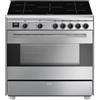 Smeg Cucina elettrica 5 zone cottura Forno elettrico CLASSICA BG91IX2 Inox