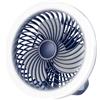 Ventilatore da Tavolo Ricaricabile 20,5cm 3 Impostazioni Velocità 3 Modalità L