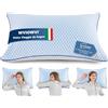 Details In Description cuscino memory foam, regolabile, rinfrescante, lavabile, cervicale, 50x70 cm