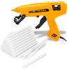 TOLSEN Pistola Professionale Colla a Caldo 60W + 1Kg (50 Stick) Colla a Caldo 11x200