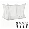 Tenda Parasole Portatile da Esterno 300x300x250cm Rete Antiparassitaria T