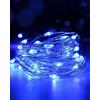 Yizhet Stringa Luci Led 5M Luci Filo di Rame con 50 Led Blu a USB Impermeabile