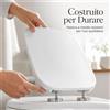 Tavoletta WC con Chiusura Lenta, Tavoletta WC in Plastica, per Casa