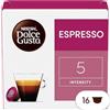 NESCAFÉ DOLCE GUSTO Espresso Caffè, 6 Confezioni da 16 Capsule (96 Capsule Compatibili Nescafé Dolce Gusto)