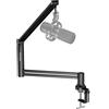 Socodox Braccio Microfono Blue Yeti Rotazione 360°Pieghevole 4 Opzioni montaggio