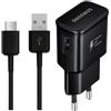 SAMSUNG CARICABATTERIE ORIGINALE FAST CHARGING EP-TA200EBE PER GALAXY S8+ G955