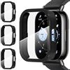 3 Pezzi Cover per Xiaomi Redmi Watch 5 Lite Vetro Temperato Pellicola Protettiva