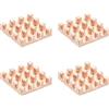 uxcell 4 Pezzi Dissipatore Rame 9x9x2mm per , Radiatore Raffreddamento