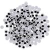 i-mondi® Occhi mobili 5 mm neri rotondi adesivi ideali artigianato artigianato scrabooking bambole googly giochi abbigliamento bambini 200 pezzi