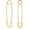 Spilla di Sicurezza, 2pz con Fibbia Anello Oro