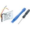 vhbw Batteria per Apple iPod Nano MA099LL/A, MA107LL/A, MA005LL/A 400mAh 3,7V
