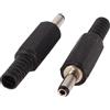 Uxcell 2x copertura 3,4 mm x 1.3mm alimentazione DC Jack maschio adattatore connettore