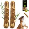Anlolive | Set 2 Giochi da Masticare Naturali Taglia L 20-23 cm | Cani Medi e Gr