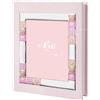EVENTI DESIGN ALBUM CORNICE PORTAFOTO BIMB0 ARGENTO CM. 20x25 CELESTE EVENTI DESIGN FR112/2C