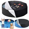 COPERTURA PISCINA ROTONDA PER CANI PROTEZIONE ACQUA RESISTENTE TESSUTO TRASPIRAN