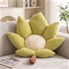 Cuscino a Forma di Foglia Grande Cuscino con Gambo Nervato Tessile per Letto,