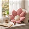 Cuscino a Forma di Foglia Grande Cuscino con Gambo Nervato Tessile per Letto,