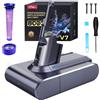 FLYLINKTECH Batteria 8000mAh per Dyson V7, Sostituzione Batteria Li-ion per Dyso