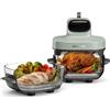 DREAME Tasti Friggitrice ad Aria in Vetro Portatile 5 in 1, 2,5 L + 4,5 L | 2 Ce