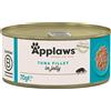 Applaws Scatolette di Cibo Umido per Gatti all'Filetto di Tonno in Gelatina di Applaws -