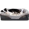 JOYELF, Cuccia ortopedica per cani in memory foam con copertura rimovibile e lav