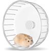 BUCATSTATE Ruota Criceto, 15cm Super Silenziosa Ruota da Corsa Trasparente per C