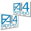 Fabriano F4 Liscio Album da Disegno, 24 x 33 cm, Set da 2 Blocchi