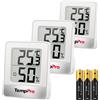 ThermoPro TempPro TP49 3 Pieces Small Digital Hygrometer Indoor Thermometer for Home | Atm
