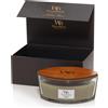 WoodWick candela profumata in confezione regalo | Candela Fireside a ellisse con