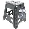 ZOLLNER Sgabello pieghevole - altezza 39 cm - sedia pieghevole - scaletta - per