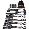 Does not apply KIT CINGHIE CRICCHETTO ANCORAGGIO 4 PEZZI RESISTENZA 2362 KG PER TRASPORTO AUTO