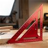 Squadra Triangolare 45 90 Scala Incisa Righello Angolare in Alluminio